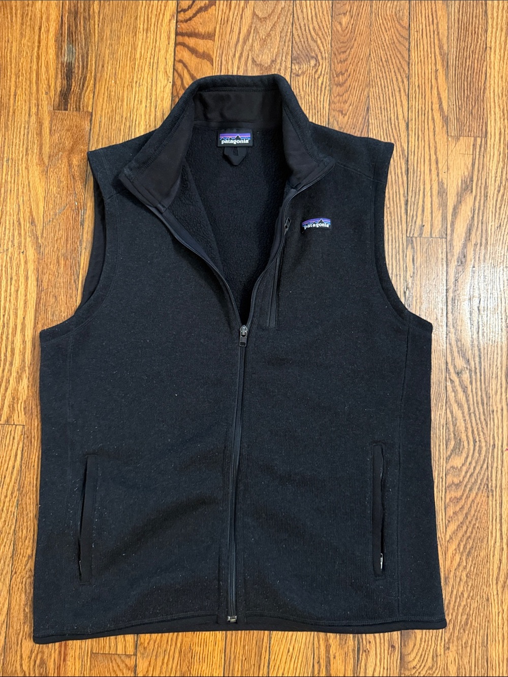Patagonia Men’s Black Full-Zip Fleece Vest